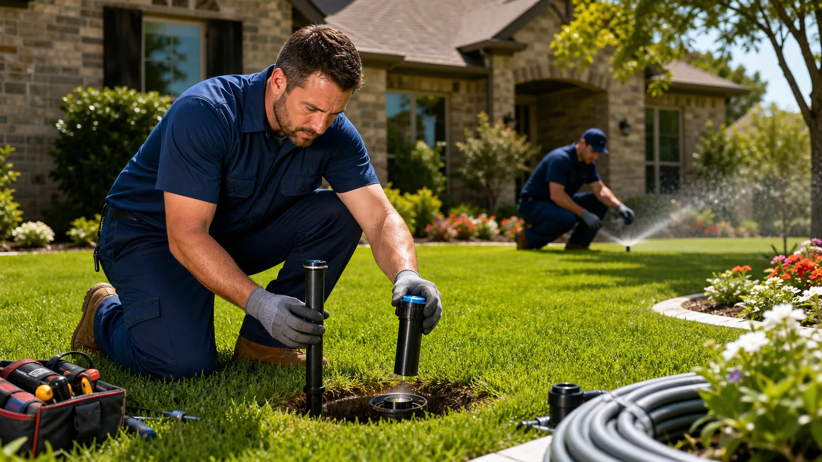 When McKinney Lawns Need Sprinkler Head Replacement